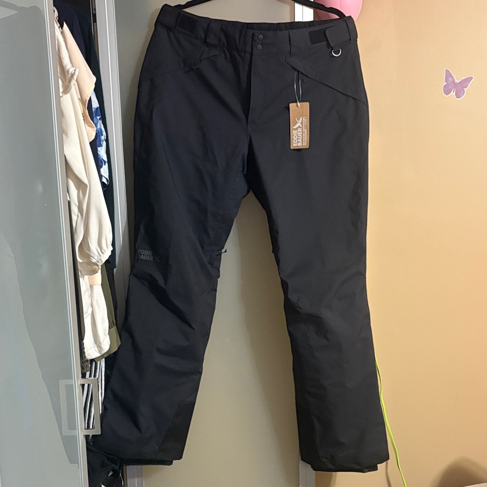 BNWT Eddie Bauer Black Womens Ski, Snow & Snowboard Pants